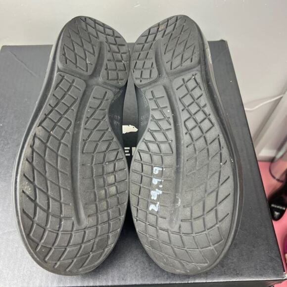 Oofos black and gray camo slip on open back clogs unisex Women's size 8 Mens -6 - Picture 8 of 9